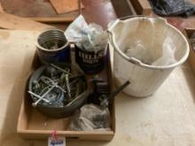 Box lot of miscellaneous fasteners