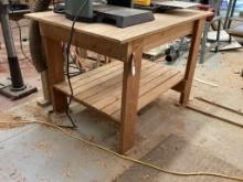 36" x 52" Workbench with Power Outlets