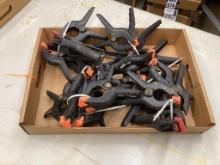 Box Lot Of Spring Clamps