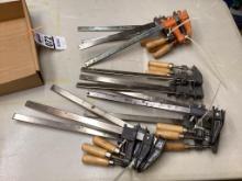 Box Lot of 13 Bar Clamps