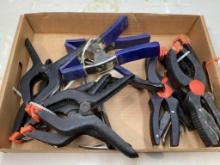 Box Lot of Spring Clamps