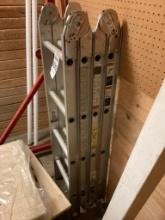 Werner Heavy Duty Folding Aluminum Ladder