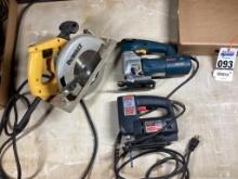 Box Lot of Electric Tools
