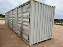 One Trip 40' HiCube Container 4 Sets of Side Doors Delivery Available for a Fee