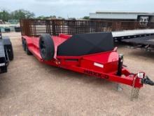 2024 83"X22' Maxx-D Hauler Trailer with In-Floor Load Lights and D-Rings 2 - 5200 lb Axles VIN 14494
