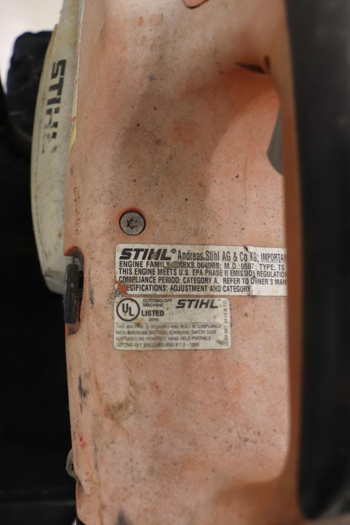Stihl TS 400 Gas Powered Concrete Saw
