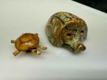 Unique Handmade Miniatures Hedgehog from Scotland, Tiny Intricate Turtle