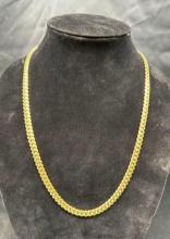 14kt Gold 24 Inch Cuban Chain Necklace 90.54 Grams