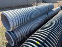 Solid High Density Polyethylene Corrugated Pipes