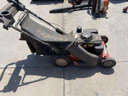 Snapper commercial push mower with bagger