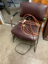 chair and extension cords