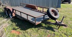 16ft flatbed trailer