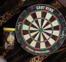 viper shot king dartboard and fat cat darts