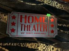 Home theater sign