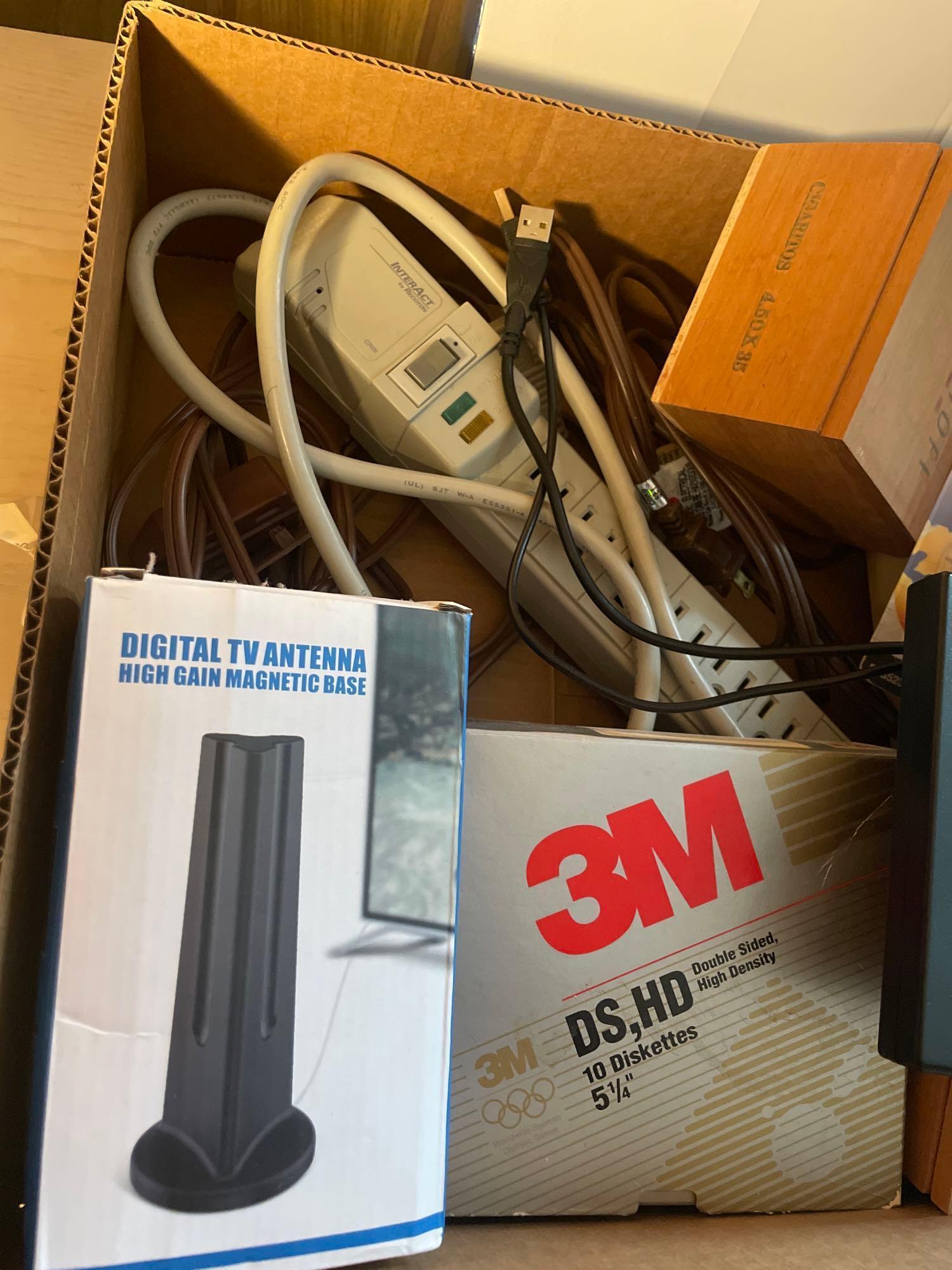 Hard Drive, DVD/CD Drive, Extension Cords, Phone, Antennas and Misc