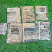 vintage newspapers and articles