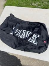 black pink gym bag