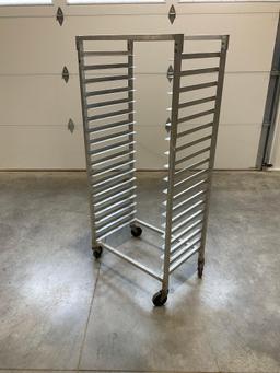 Aluminium 16 inch x 26 inch Pan Rack