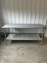 Stainless Steel Prep Table (# 2 )
