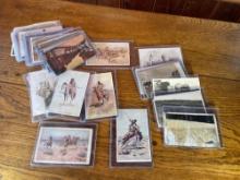 Old postcards and photos