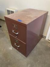 2-Drawer Metal Filing Cabinet