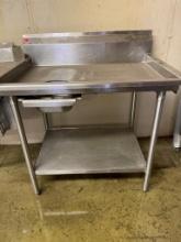 Stainless Prep Table with Scrap Drawer