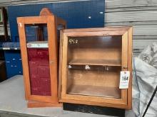 (2) Display Cases