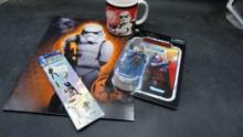 Star Wars Items - Stickers, Folder, Mug & Figurines