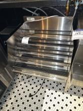 Stainless steel back bar bottle step up 2' x 2'