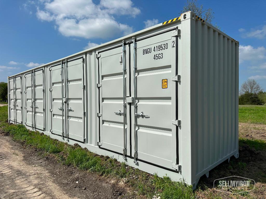 TMG Industrial 40ft High Cube Side-Open One Way Shipping Container [YARD 2]