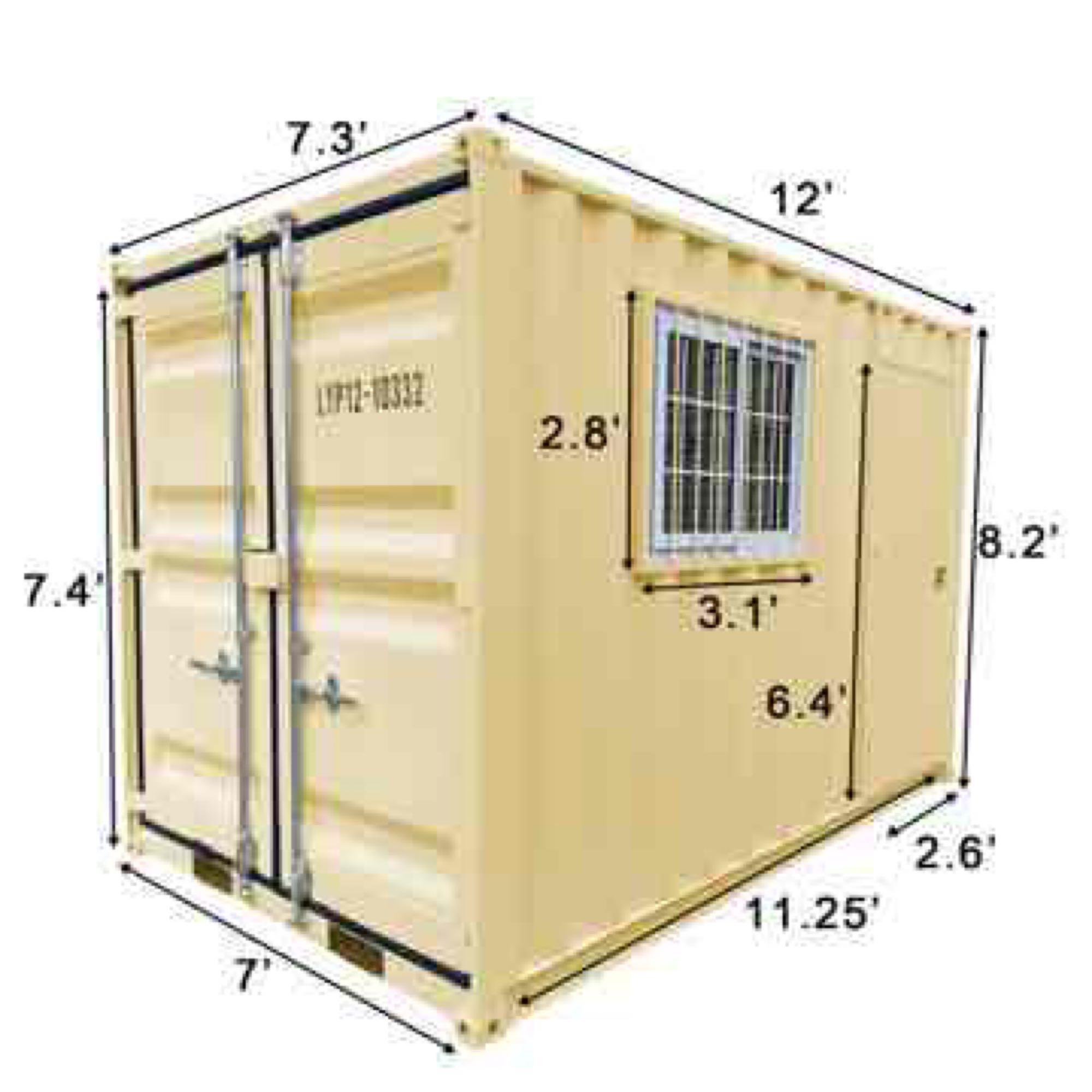 Unused 2024 12ft Container [YARD 2]