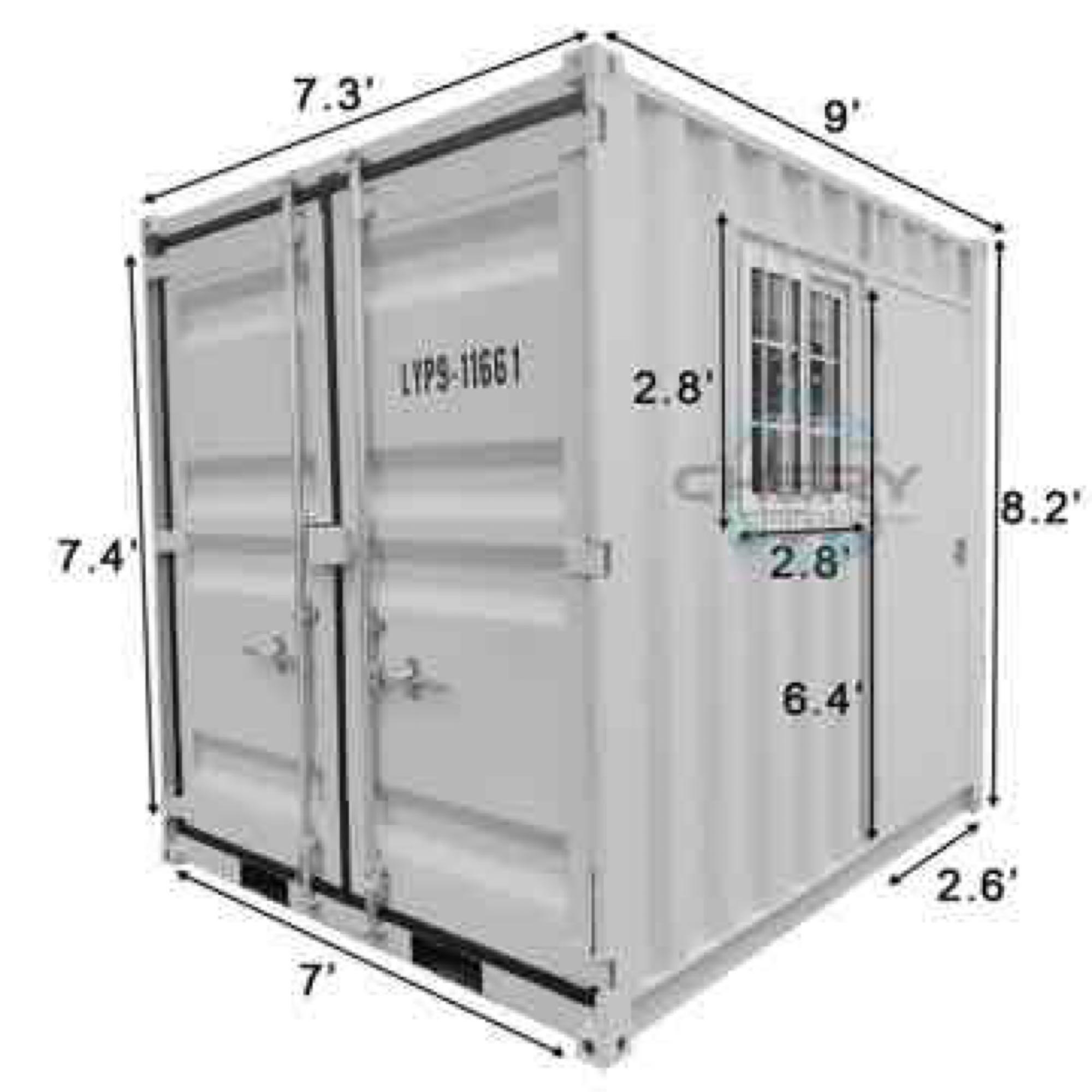 Unused 2024 9ft Container [YARD 2]