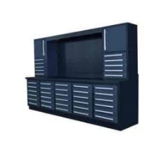 Unused TMG Industrial 10ft 30 Drawer Workbench Cabinet Combo [YARD 2]