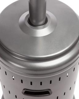 New 46,000 BTU Outdoor Propane Patio Heater with Wheels, Slate Gray