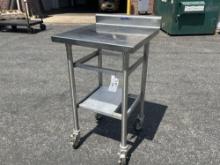 24 X 24 Stainless Steel Table