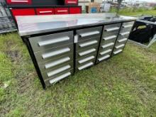 20 Drawer Stainless tool Box with key