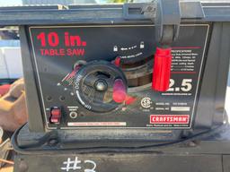 Craftsman 10 inch Table Saw - Works