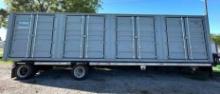 40 ft One Trip Container with 5 Sets of Double Doors - 4 on one side and 1 on the back - Super Nice