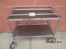 Cart with Stainless Steel Shelves