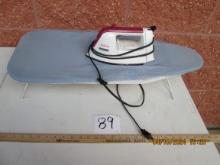 SunBeam Iron & 29" Collapsable Ironing Board