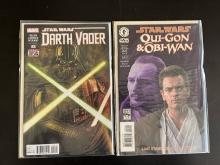 2 Issues Star Wars Darth Vader #5 & Star Wars Qui-Gon & Obi-Wan Comic #2 Marvel Comics Dark Horse Co