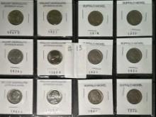 1918-1928 Buffalo Nickel 1969-1989 Brilliant Uncirculated Jefferson Nickel