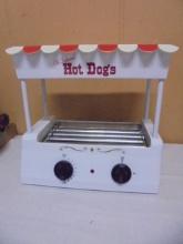 Old Fashioned Hot Dog Roller w/ Bun Warmer