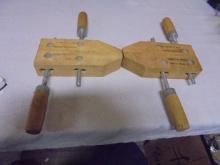 Set of 6in Wood Clamps