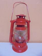 Red Metal Barn Lantern