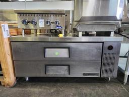 True 52 in. Refrigerated Chef Base