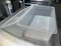 Cambro Full Size x 6 in. Plastic Food Containers with Lids