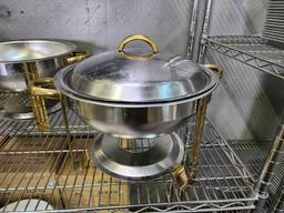 Round 4 qt. Stainless Steel Chafers