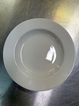 New - White Ceramic 11.25 in. Pasta Bowls