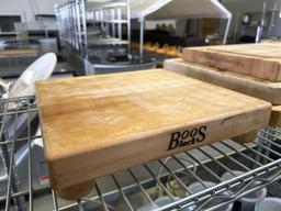 4 John Boos Block Maple Cutting Boards